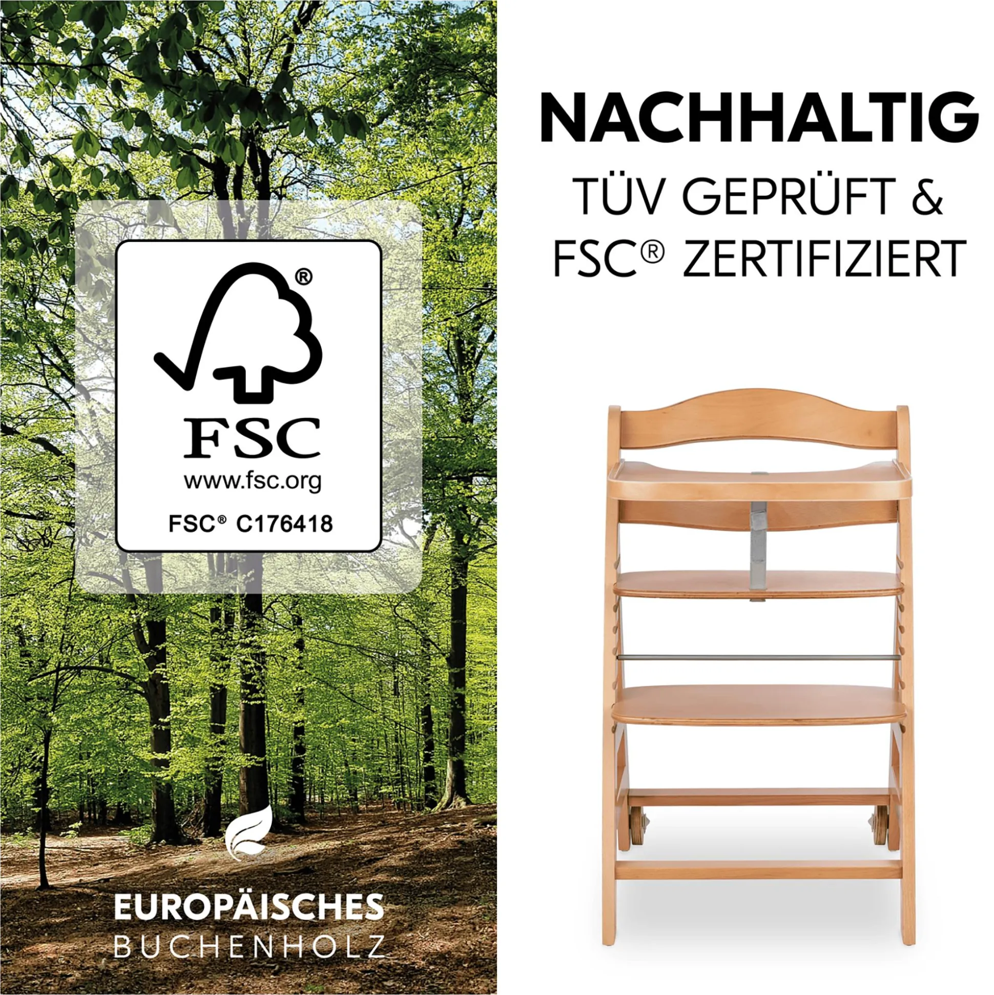 Beta+ Natur mit Sitzauflage Uni Beige