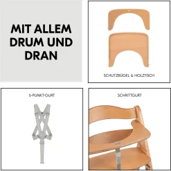 Beta+ Natur mit Sitzauflage Uni Beige