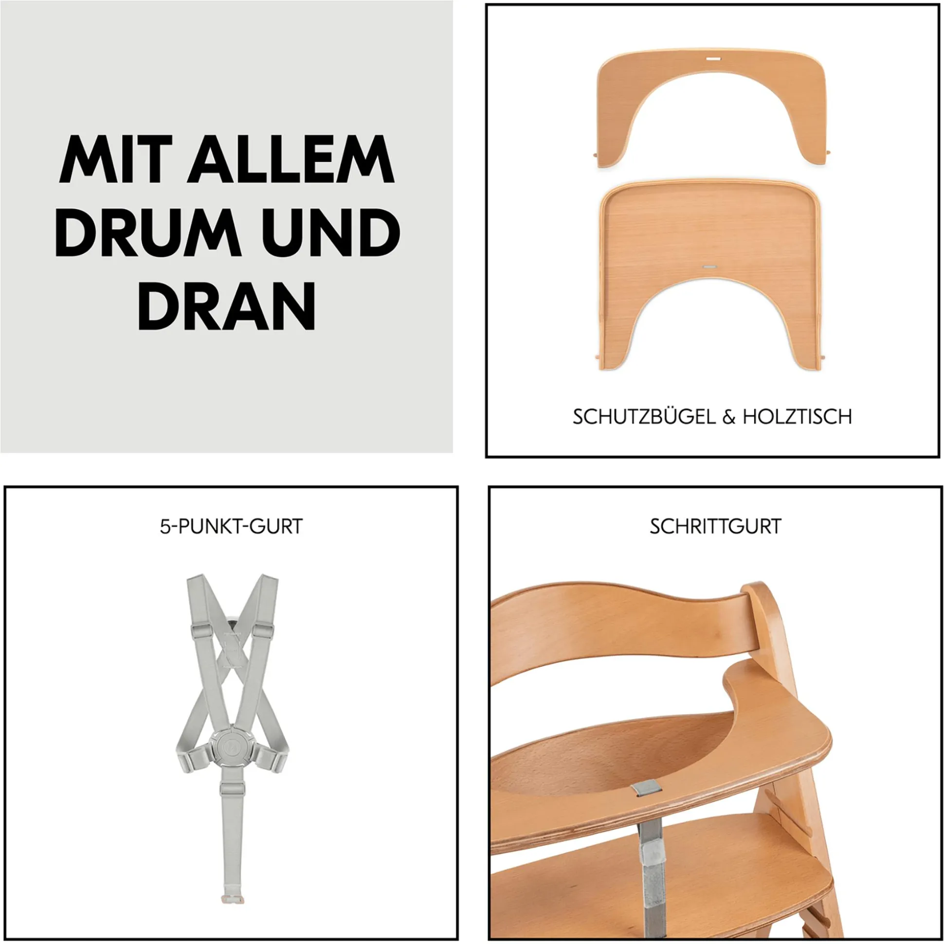 Beta+ Natur mit Sitzauflage Uni Beige