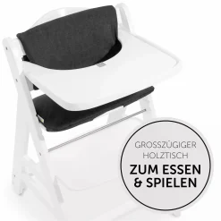 Beta Newborn Set - White Melange Charcoal