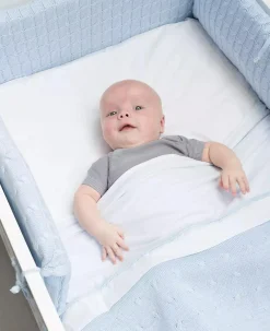 Bettbezug Babyblau 100x135cm