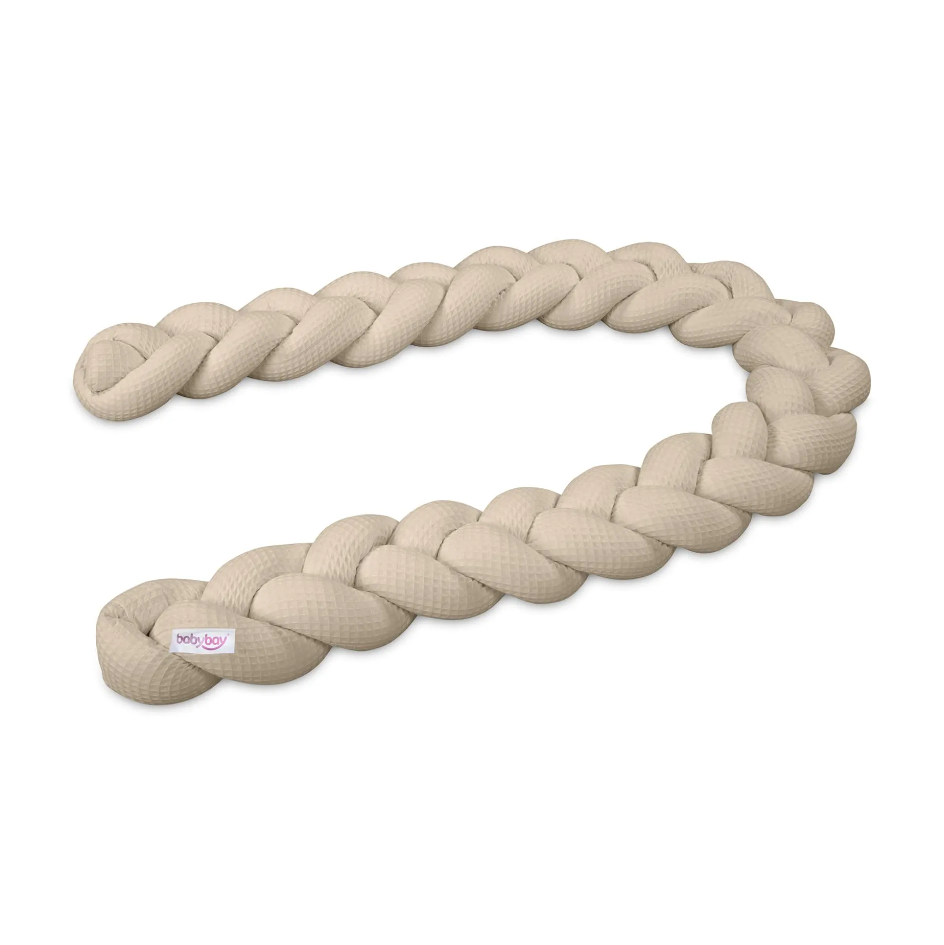 Bettschlange geflochten Sand 180 cm