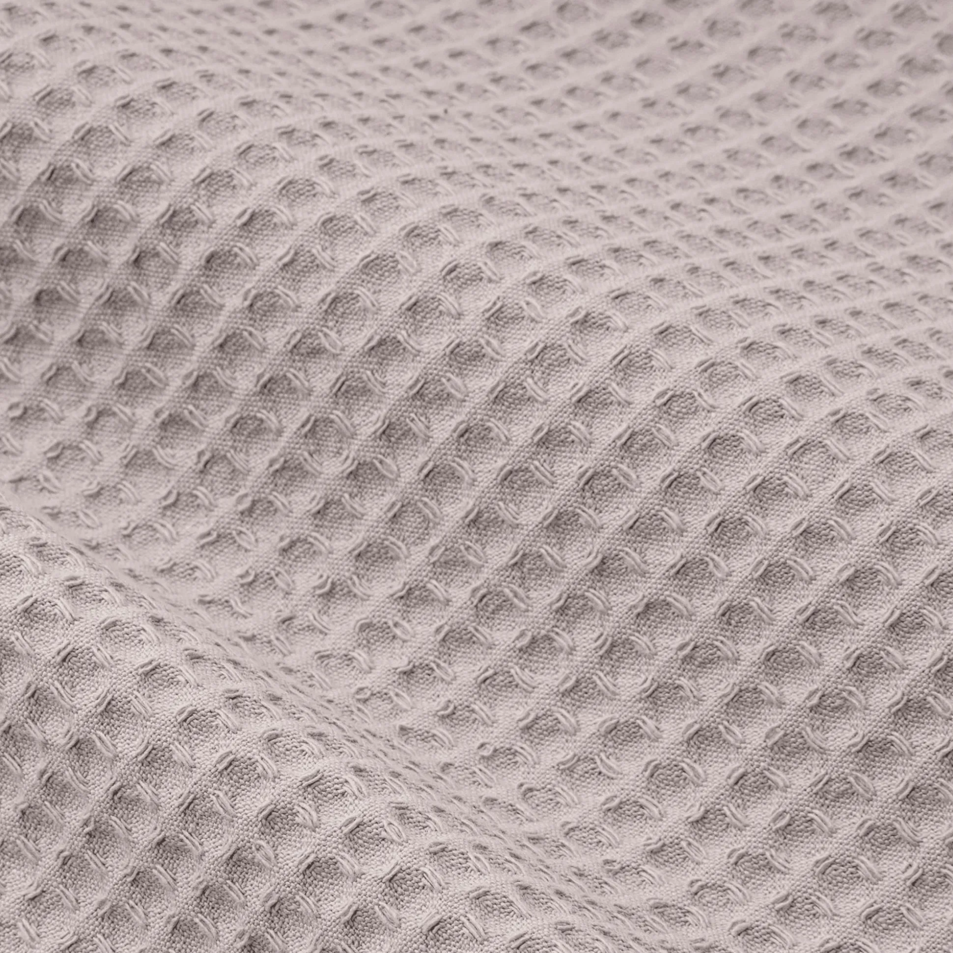 Bettschlange Waffelpiqué Nougat