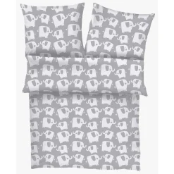 Bettwäsche Elefant 80x80 cm