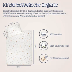 Bettwäsche Organic Night & Day 100x135 cm