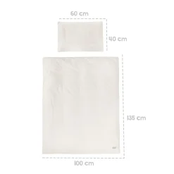 Bettwäsche Seashells Oyster 100x135 cm