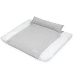 Bezug Loop Comfy Waffelpiqué Light Grey