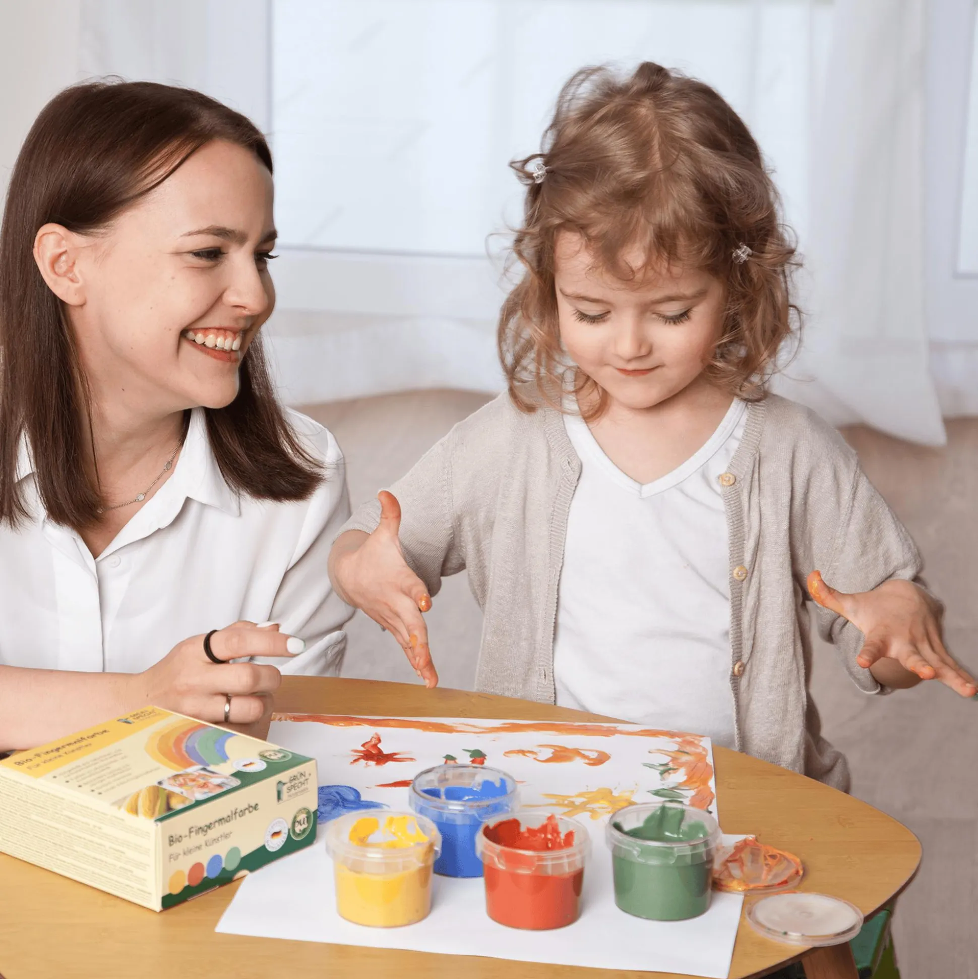 Bio-Fingermalfarben