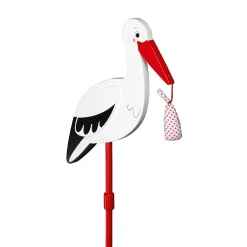 Blumenstecker Storch