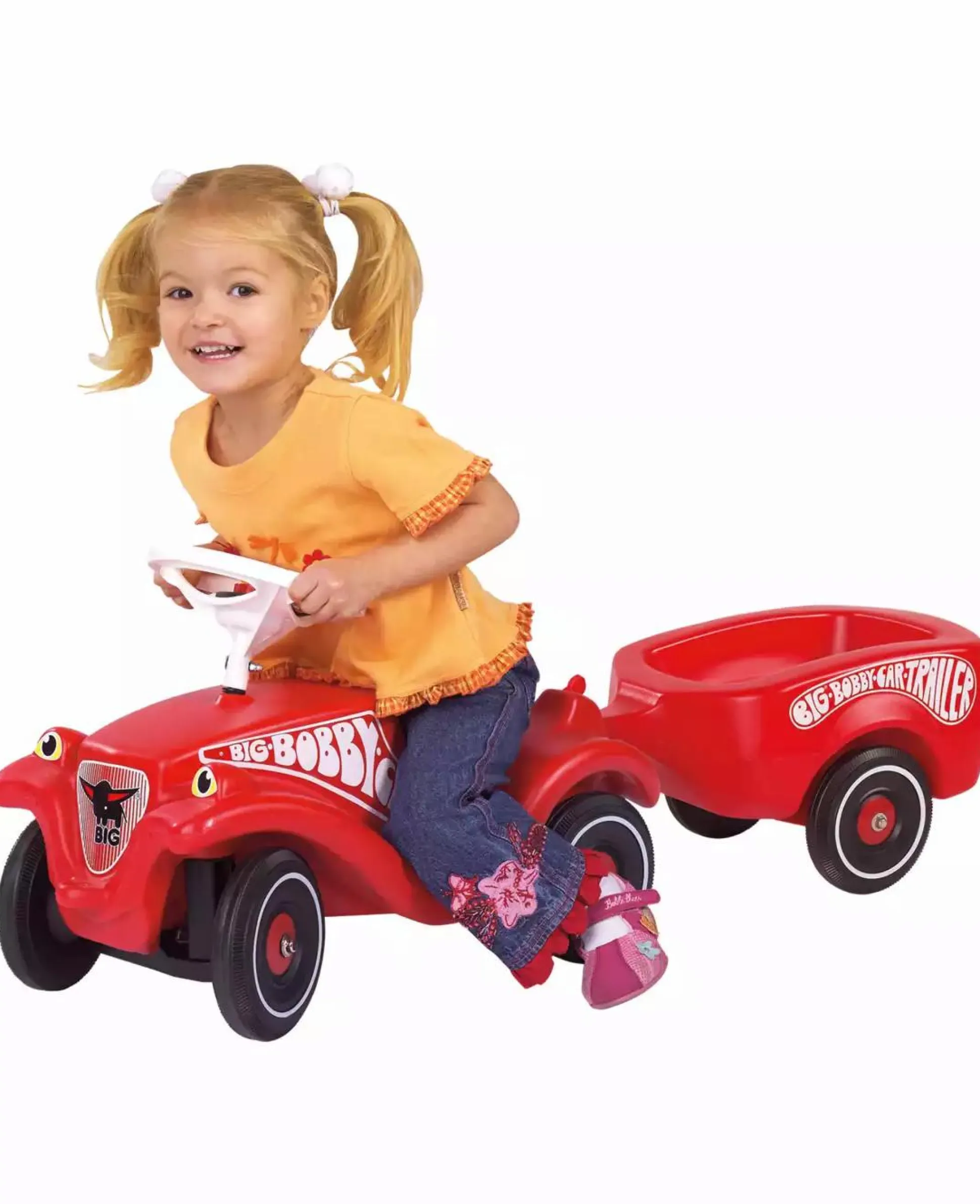 Bobby Car Anhänger Rot