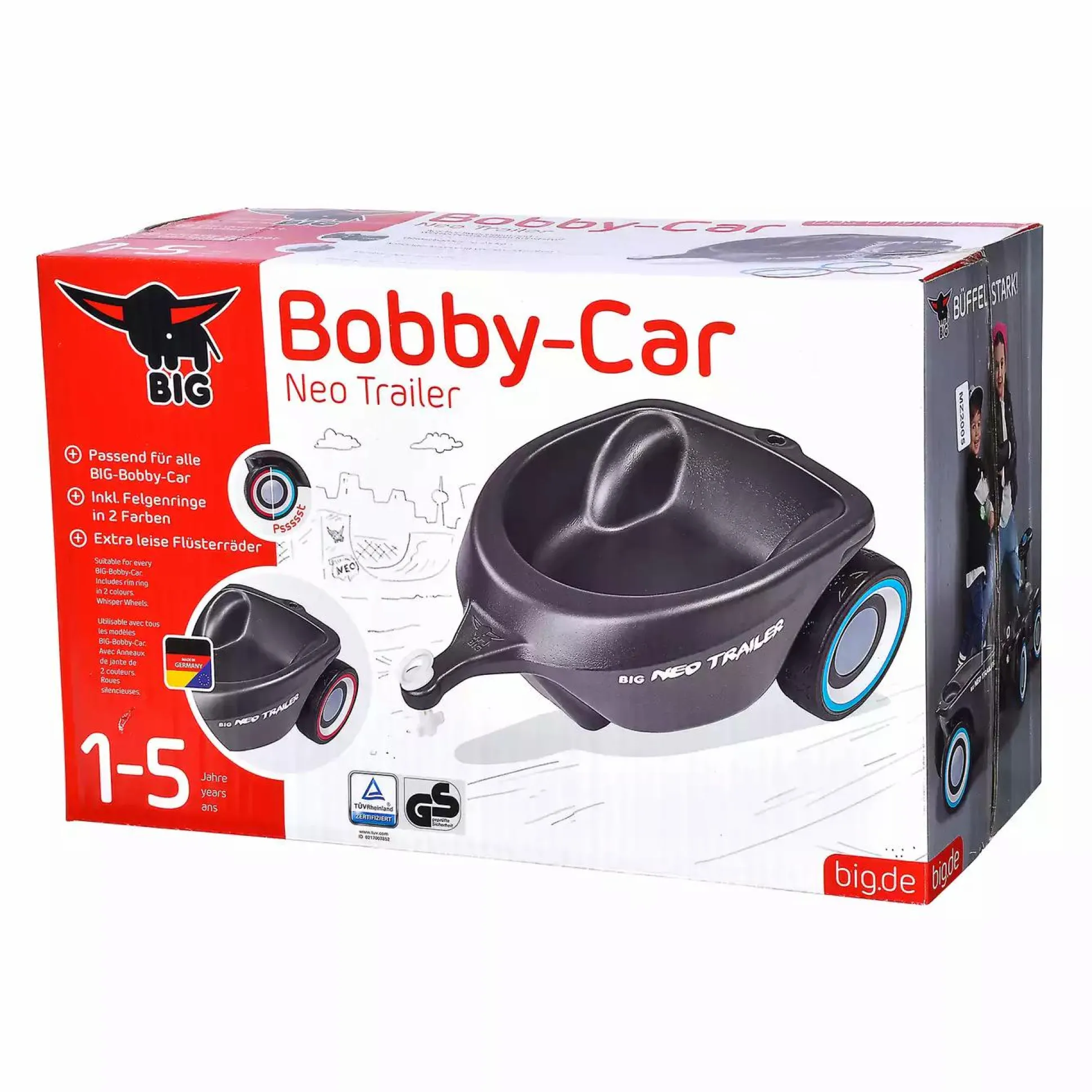 Bobby Car Neo Anhänger Anthrazit