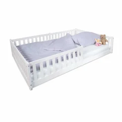 Bodenbett ENNO Weiß 140 x 200