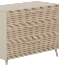 breite Wickelkommode Eefje Groovy Oak