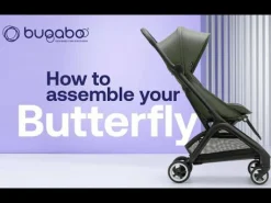 Butterfly Reise-Kinderwagen Dark Cherry