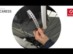 Caress Carrier schwarz mit Gepäckträgeradapter