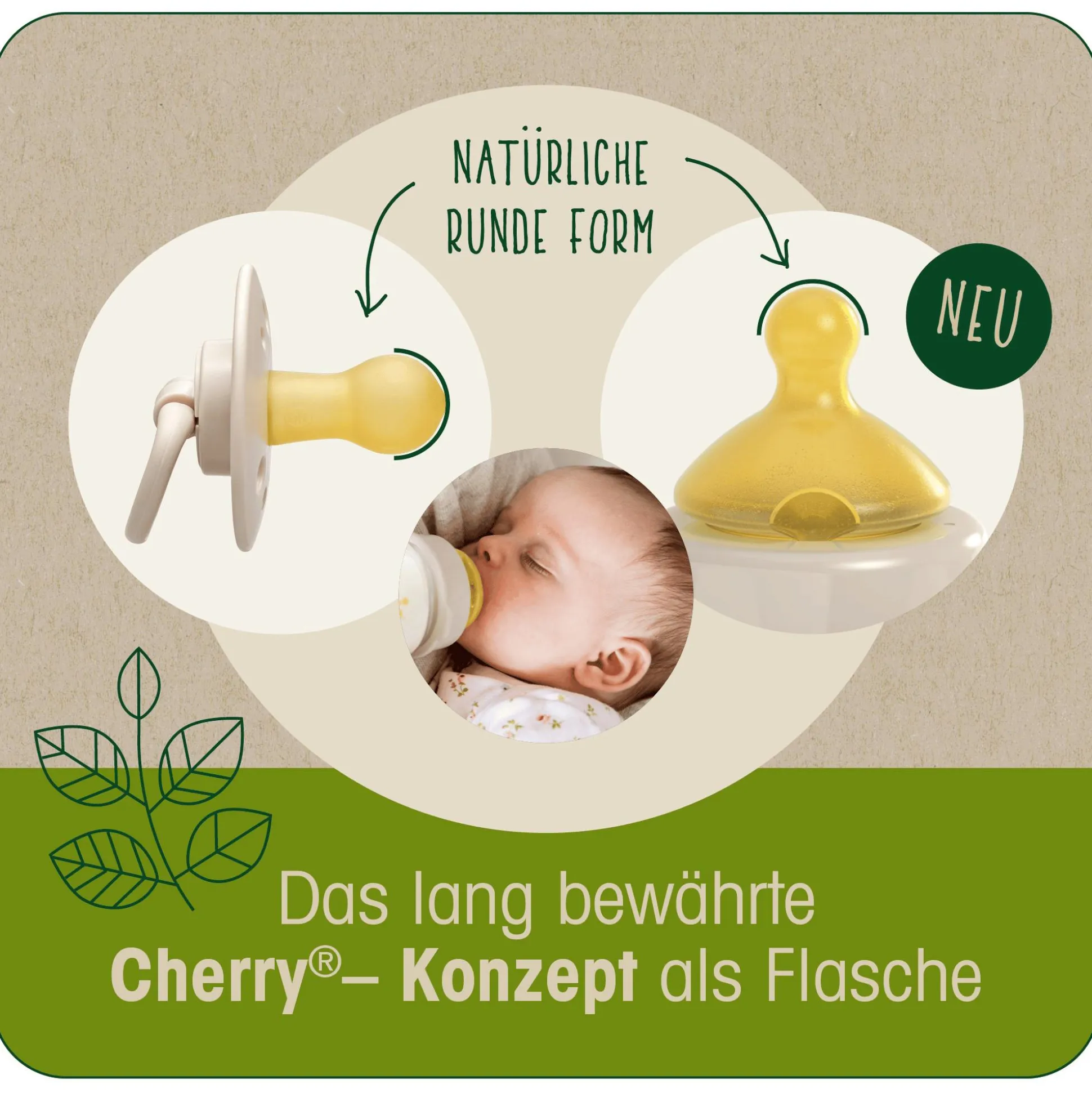Cherry® Green Weithalsflasche 240 ml