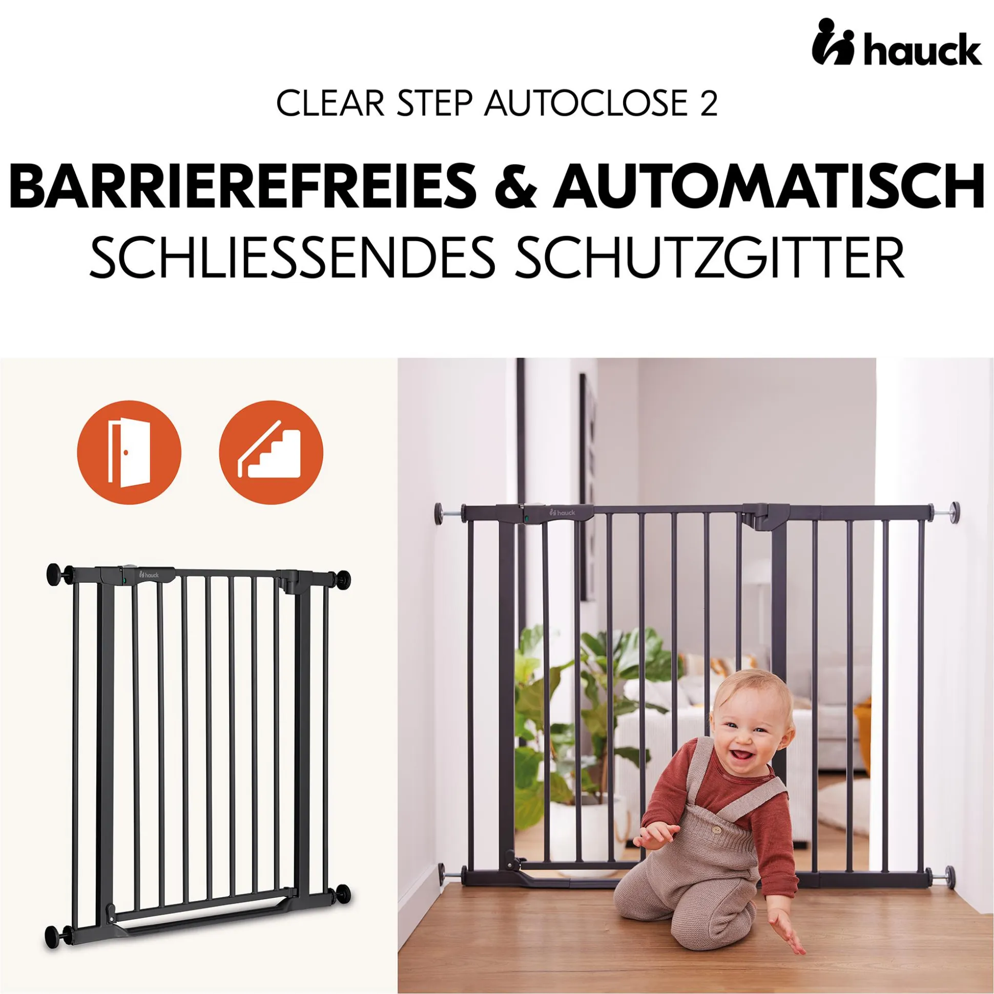 Clear Step Autoclose 2 Black 75-80 cm