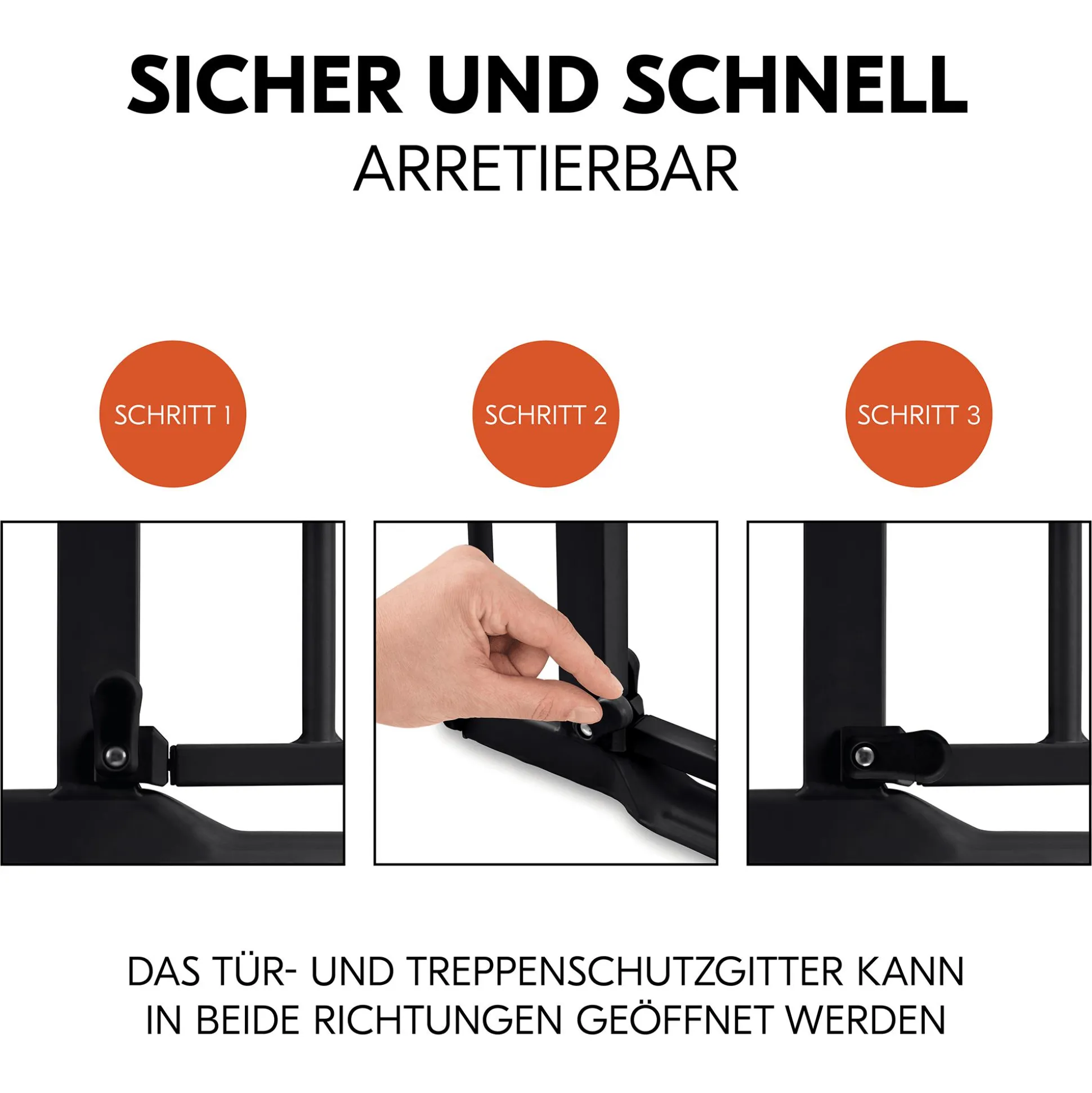 Clear Step Autoclose 2 Black 75-80 cm