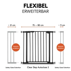 Clear Step Autoclose 2 Black 75-80 cm