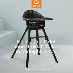 Clikk™ Hochstuhl Midnight Black