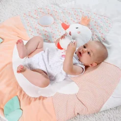 3-D-Activity-Decke Schwanensee Rosa/Weiß