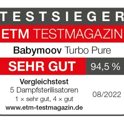 Dampfsterilisator & Flaschentrockner Turbo Pure