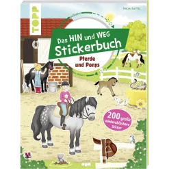Das Hin und weg Stickerbuch - Pferde und Ponys
