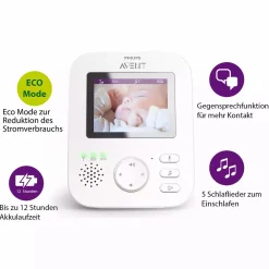 Digitales Video-Babyphone SCD835/26