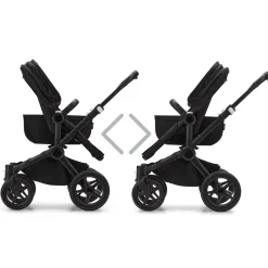 Donkey 5 Mono-Kinderwagen, erweiterbar, Midnight Black