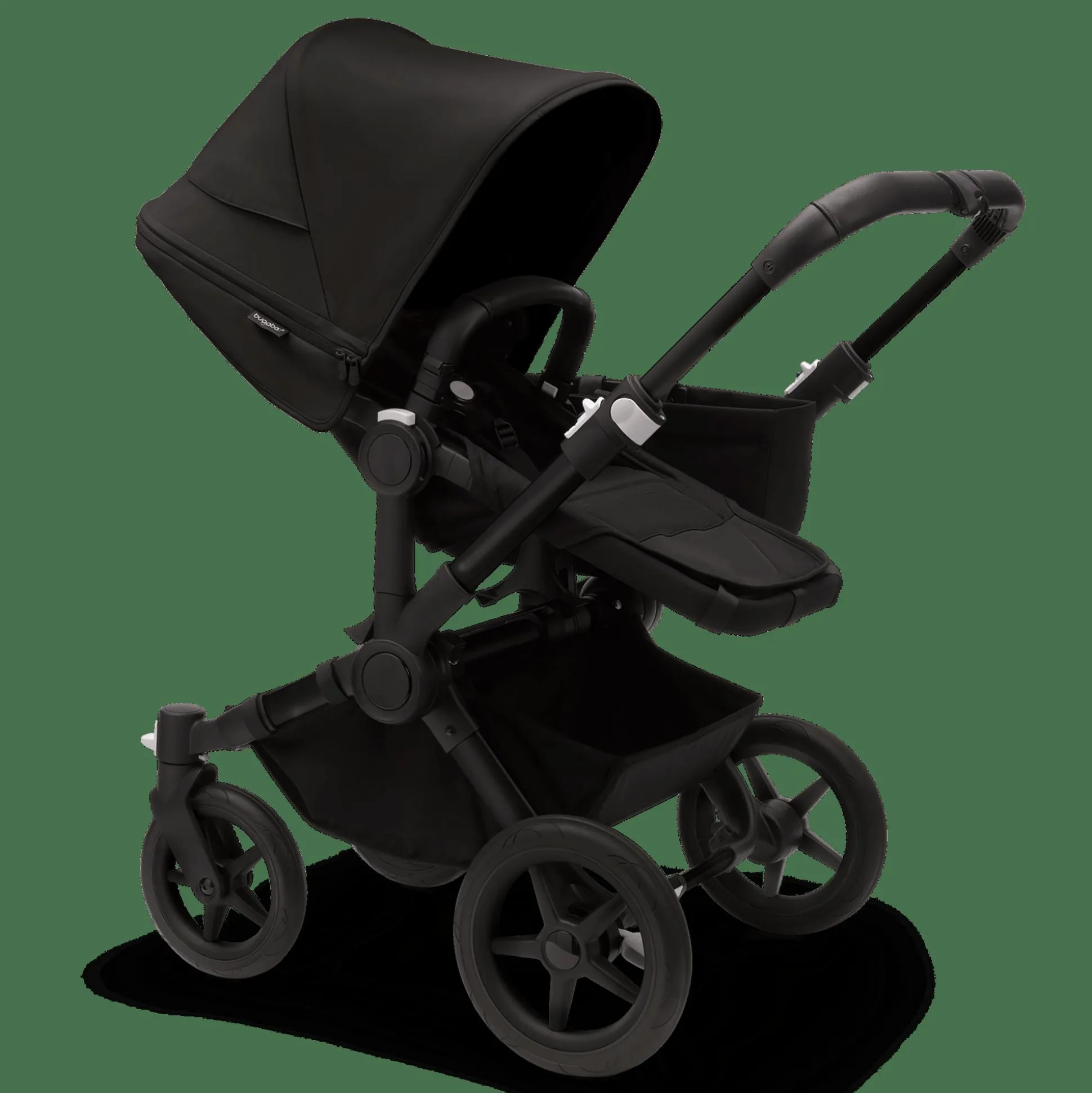 Donkey 5 Mono-Kinderwagen, erweiterbar, Midnight Black
