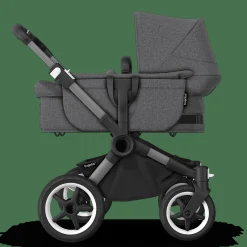 Donkey 5 Mono-Kinderwagen, erweiterbar, Grey Melange