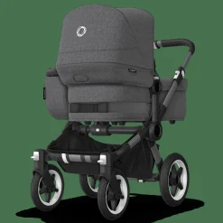 Donkey 5 Mono-Kinderwagen, erweiterbar, Grey Melange