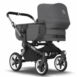 Donkey 5 Mono-Kinderwagen, erweiterbar, Grey Melange