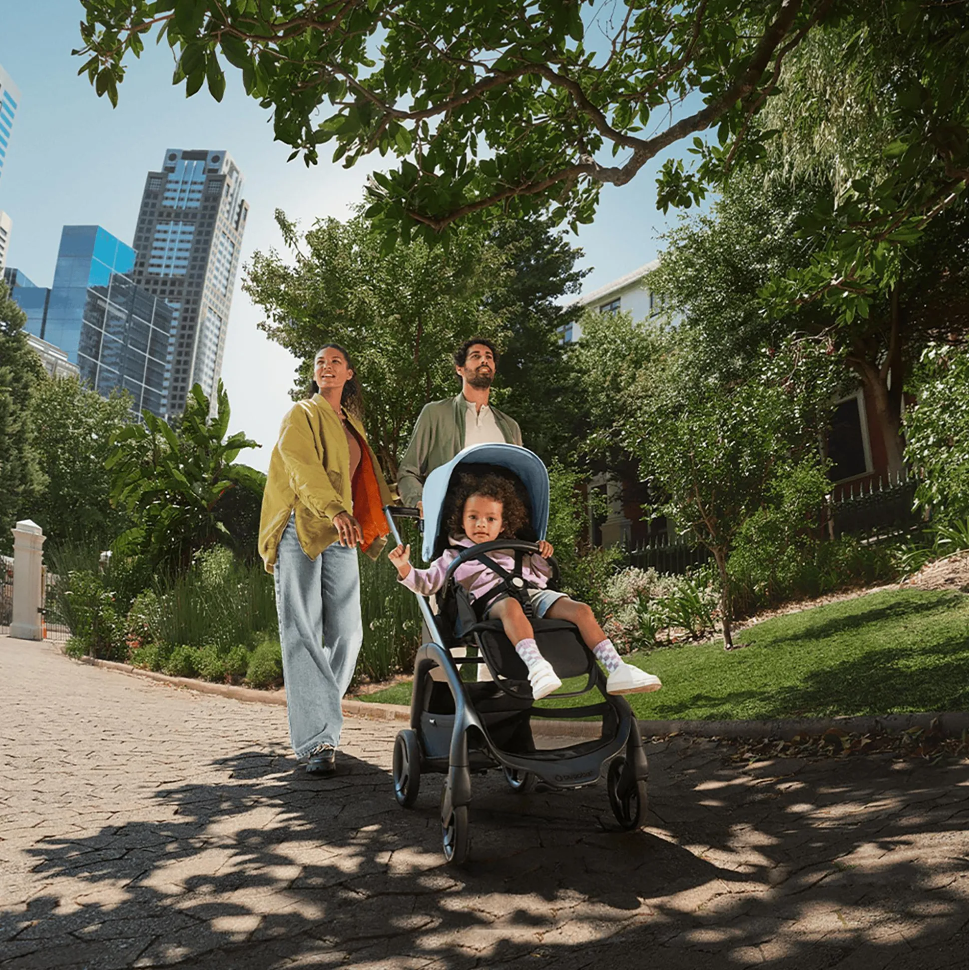 Dragonfly City-Kinderwagen Graphit/Skyline Blue