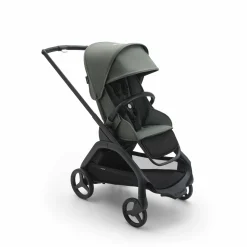 Dragonfly City-Kinderwagen Schwarz / Forest Green