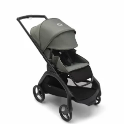 Dragonfly City-Kinderwagen Schwarz / Forest Green
