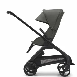 Dragonfly City-Kinderwagen Schwarz / Forest Green