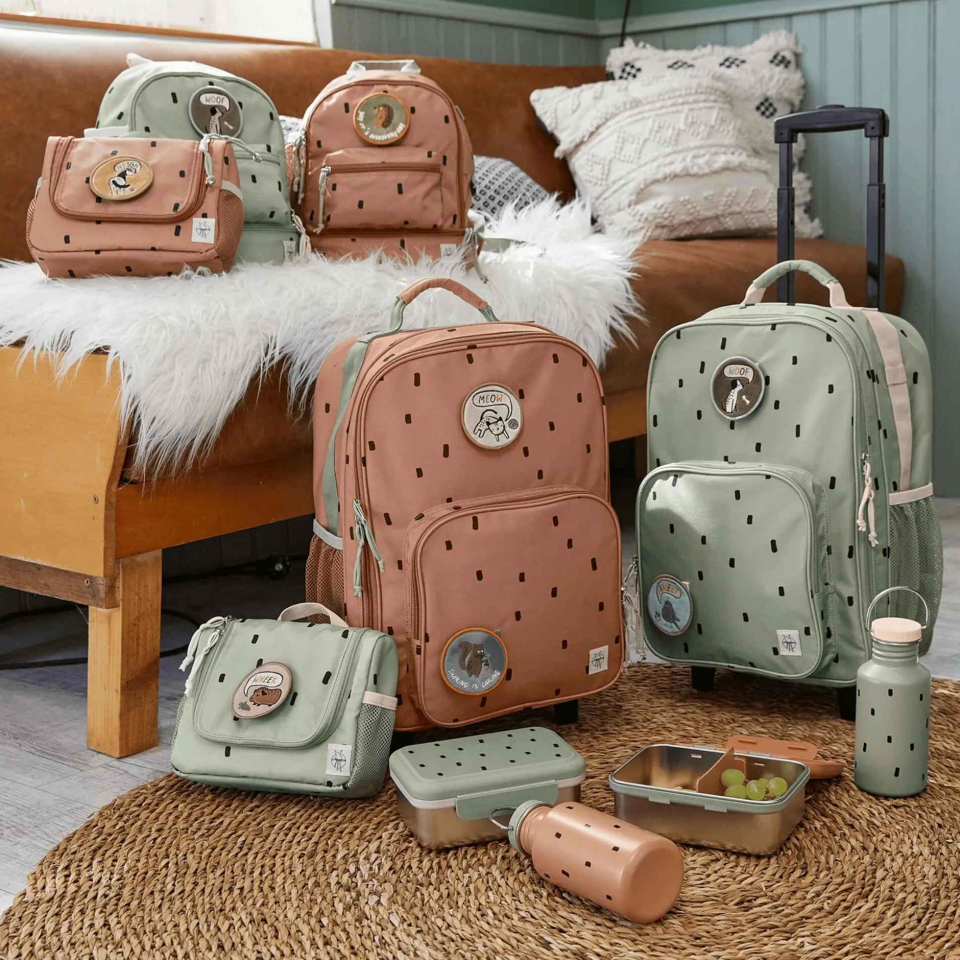 Edelstahl Trinkflasche Happy Prints