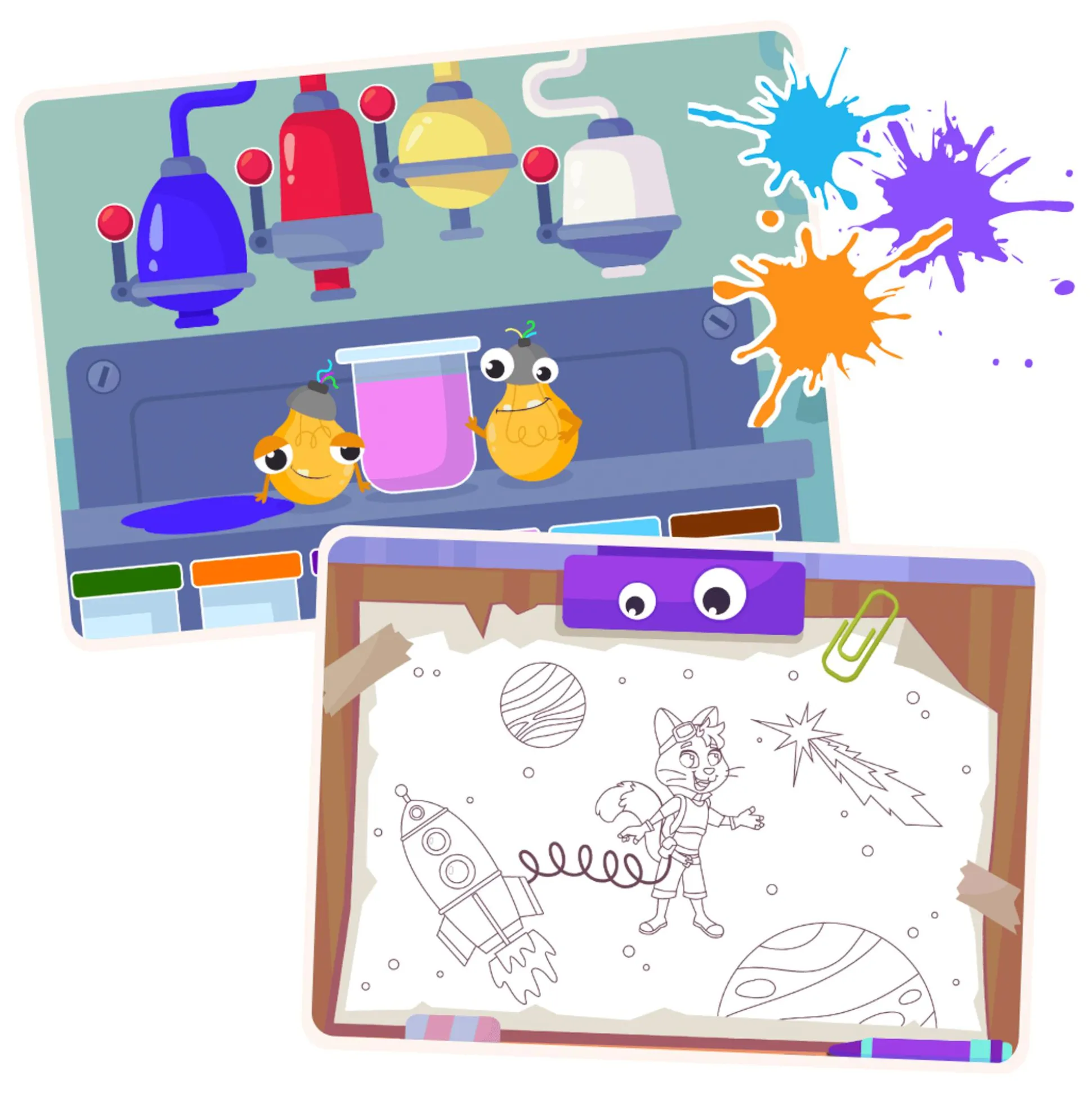 Edurino Lernfigur Juki - Kreativität & Malen