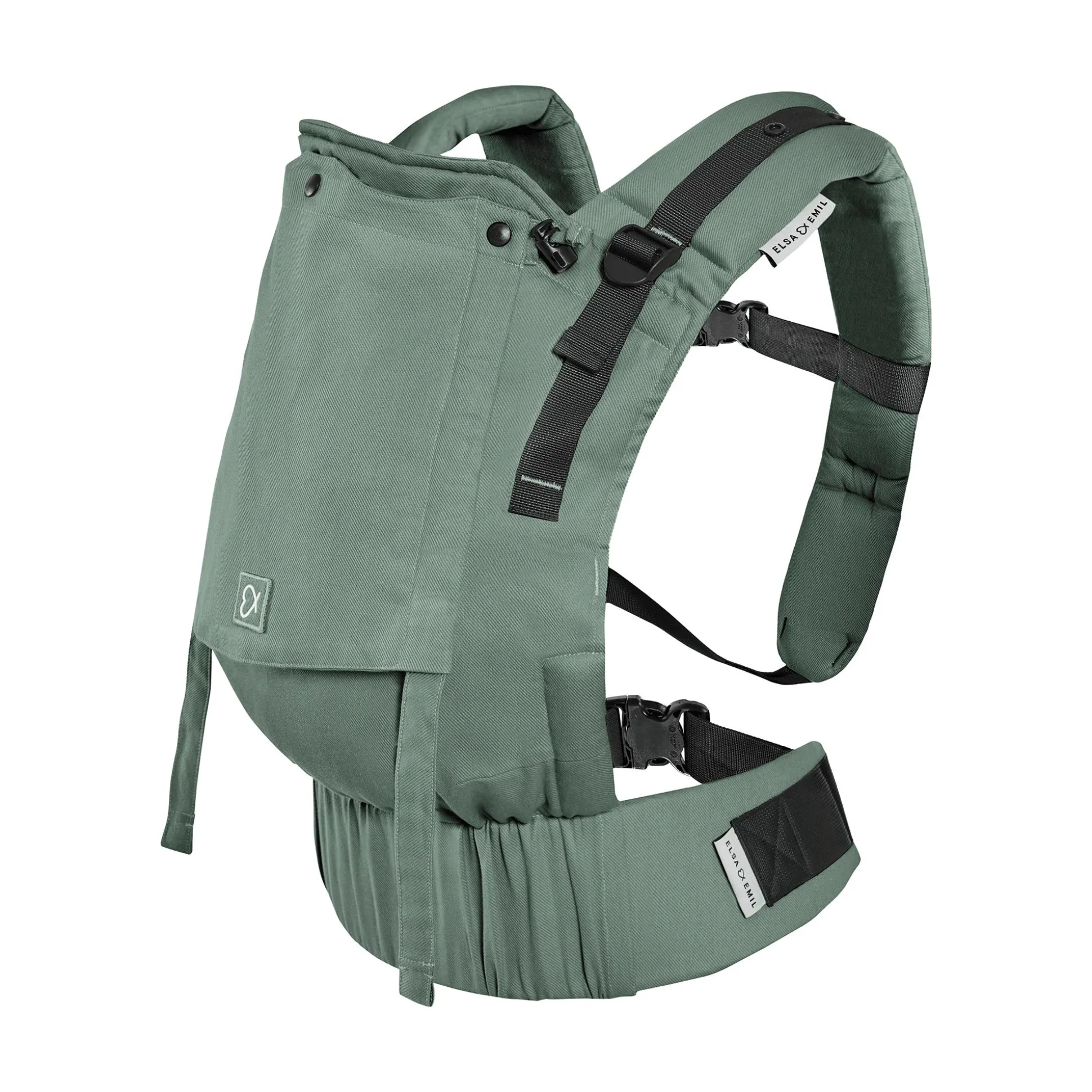 ELSA & EMIL Babytrage HUGIFY Fullbuckle Krokodilgrün