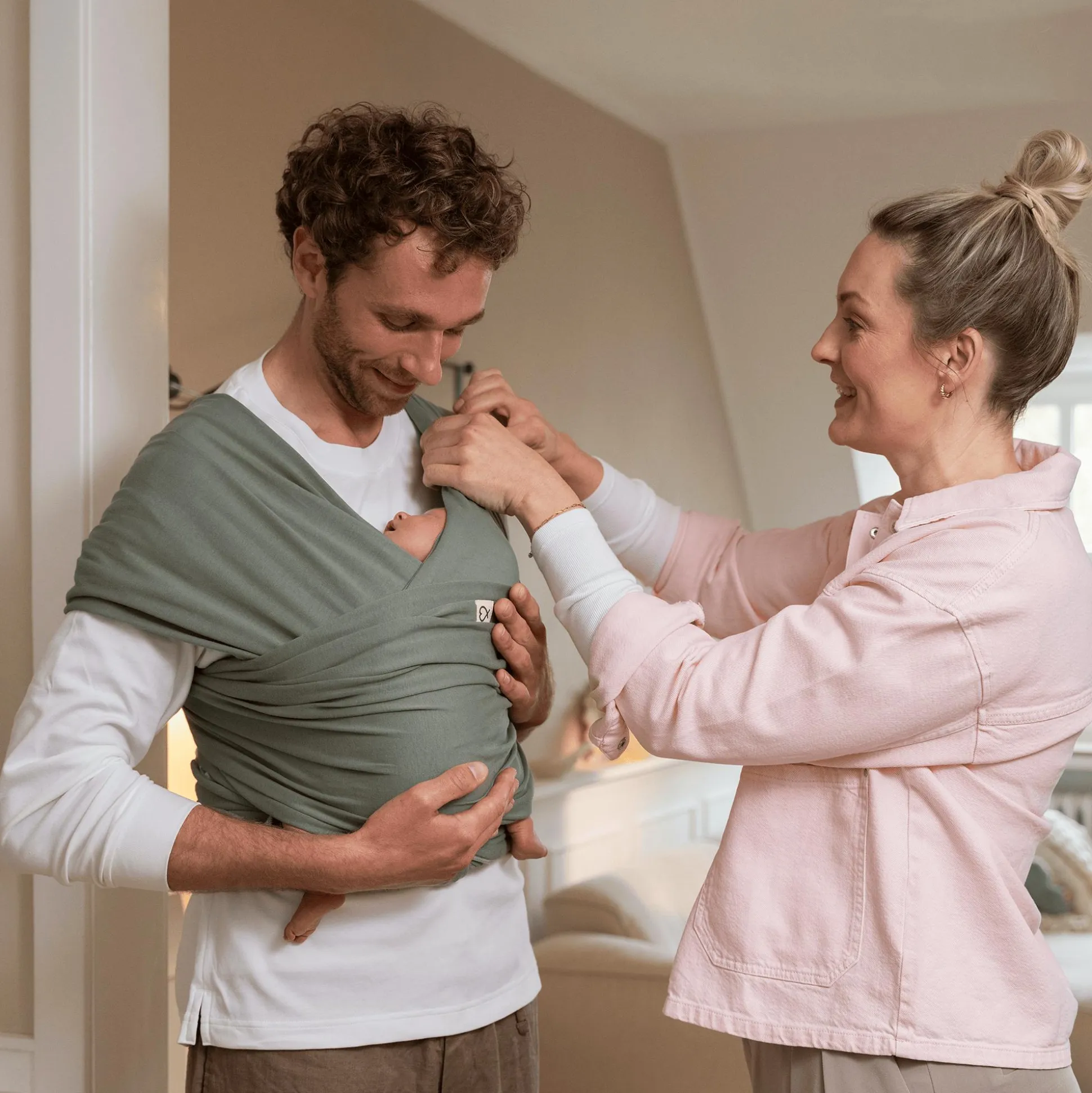 ELSA & EMIL Tragetuch BONDLY Krokodilgrün