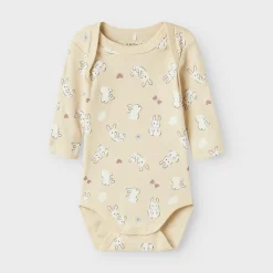 3er Pack Langarmbodys Häschen