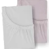 2er Set Jersey Spannbetttücher 40 x 90 cm