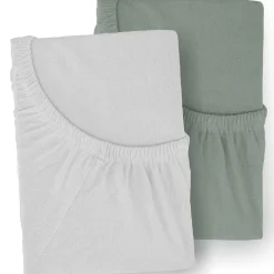 2er Set Jersey Spannbetttücher bis 70 x 140 cm