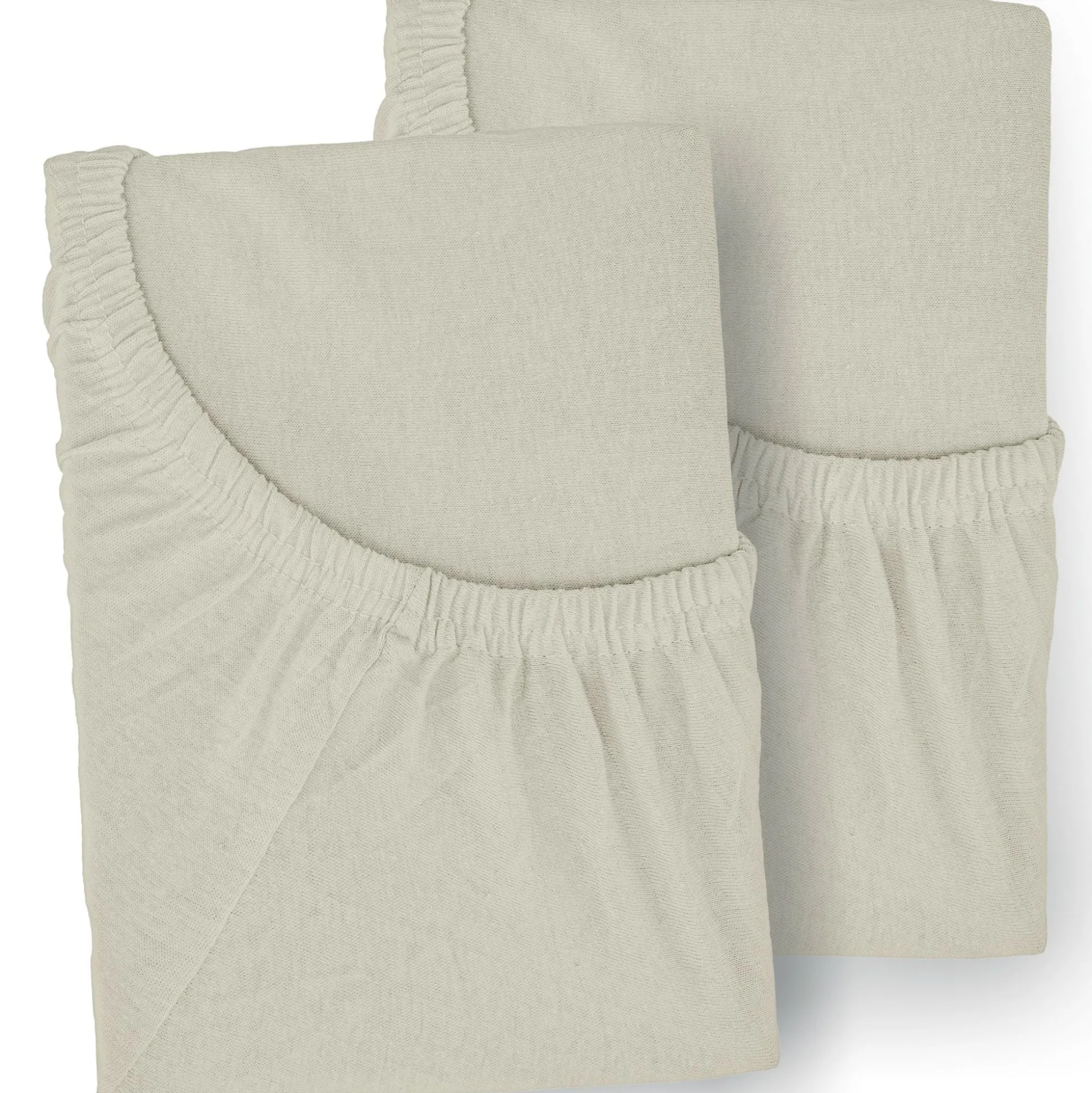 2er Set Jersey Spannbetttücher bis 70 x 140 cm