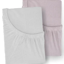 2er Set Jersey Spannbetttücher bis 70 x 140 cm