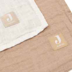 2er Set Mulltücher Biscuit/Ivory 115 x 115 cm