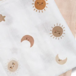 3er Set Mulltücher Moon