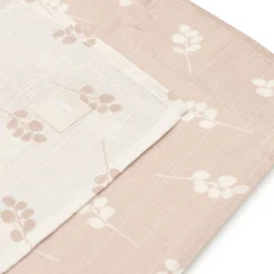 2er Set Mulltücher Zweige 115 x 115 cm