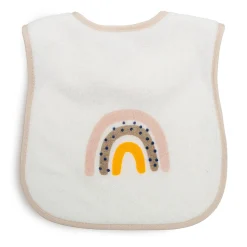 3er-Pack Klettlätzchen Regenbogen